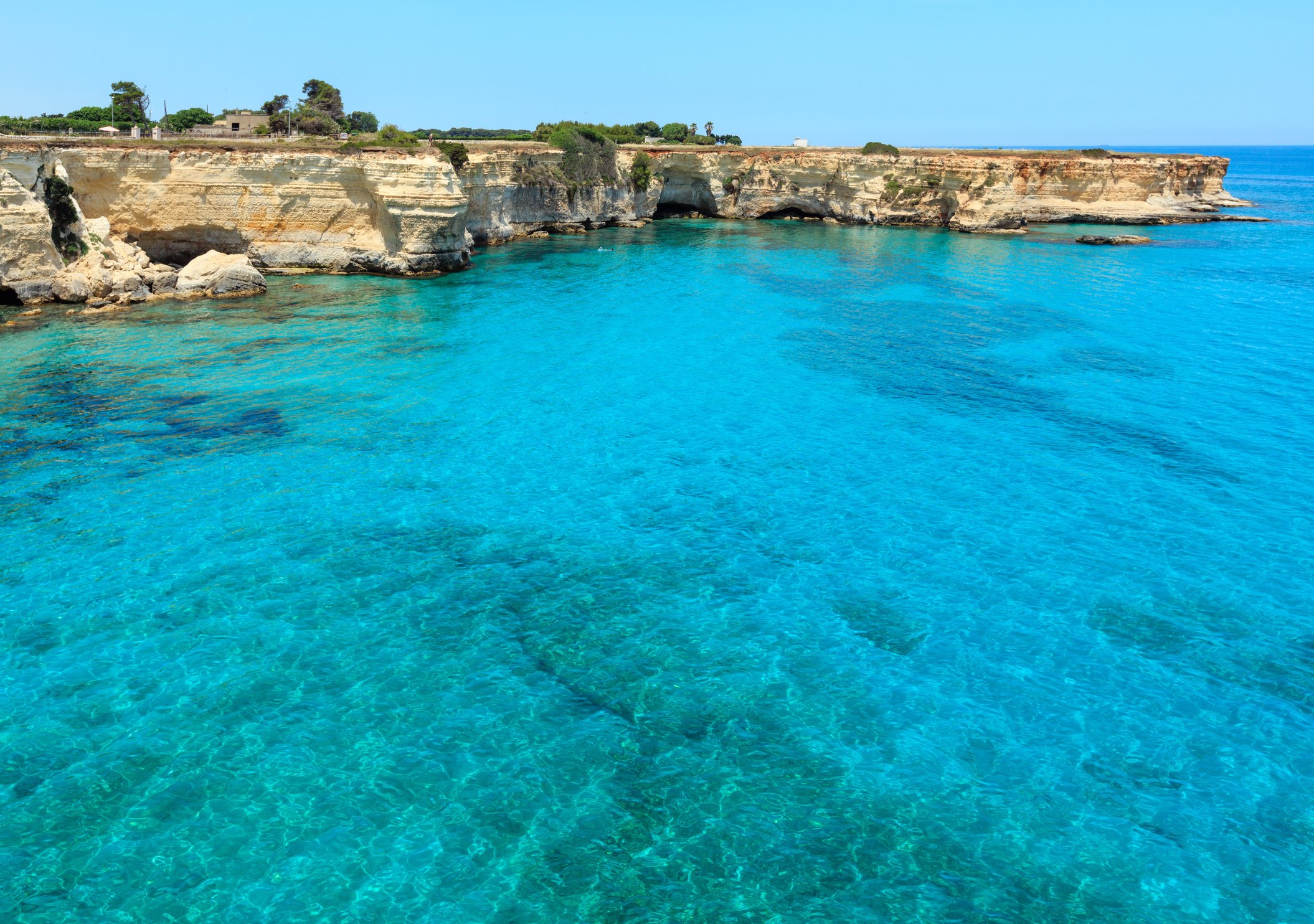 Faraglioni at Torre Sant Andrea, Italy